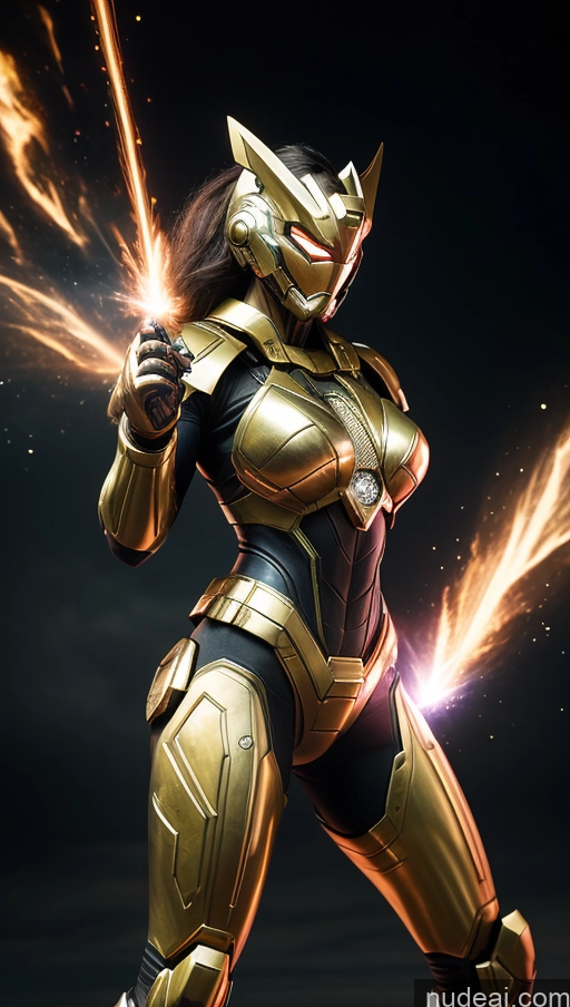 ai nude image of araffe in a gold suit with a sword and a spark pics of Perfect Boobs Several Superhero Superheroine Muscular Abs Diamond Jewelry Gold Jewelry Jewelry Pearl Jewelry Science Fiction Style SSS: A-Mecha Musume A素体机娘 Powering Up Battlefield Dynamic View Heat Vision