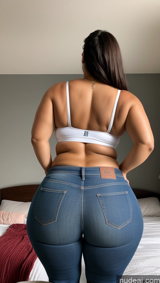 ai nude image of araffe butt lifter in jeans showing off her butt pics of Big Hips Big Ass Bedroom Athlete Jeans