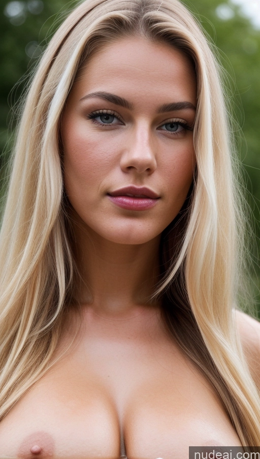 ai nude image of a close up of a woman with long blonde hair and a big breast pics of Miss Universe Model Busty Beautiful Lipstick Perfect Boobs Perfect Body 18 Sexy Face Scandinavian Cumshot Skin Detail (beta)