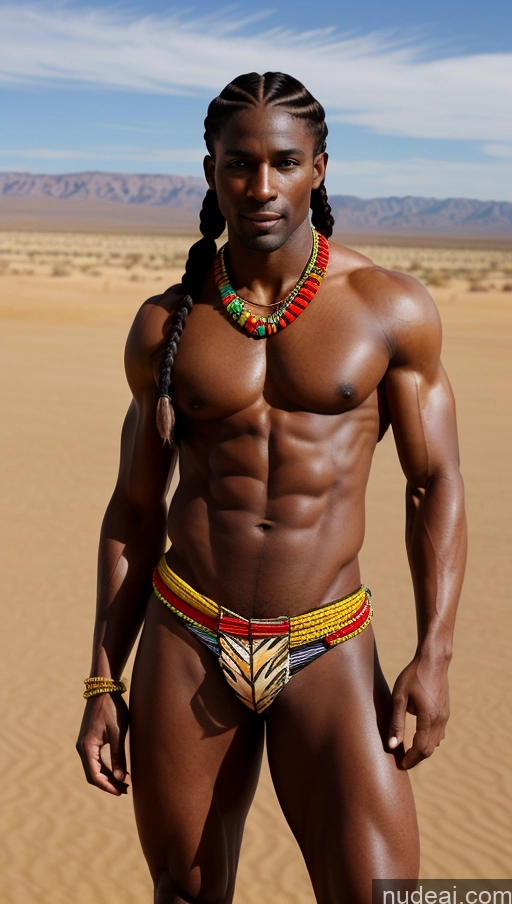 related ai porn images free for Bodybuilder Muscular Perfect Body Dark Skin One Nude Thick Pubic Hair Braided Desert White Hair Long Legs Soft + Warm 50s Abs African Traditional Harlequin