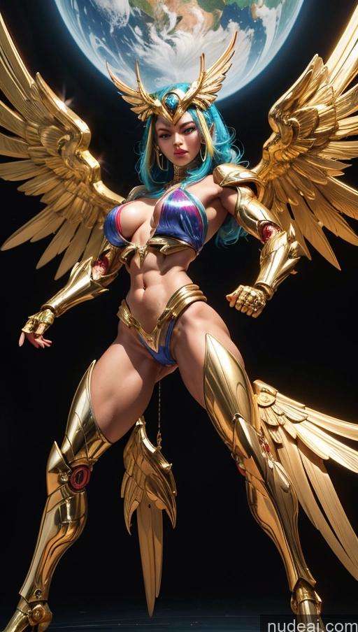 related ai porn images free for Several Bodybuilder Abs Perfect Boobs Egyptian Hawkgirl Regal Powering Up Science Fiction Style SSS: A-Mecha Musume A素体机娘