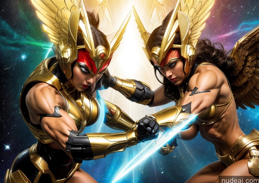 related ai porn images free for Several Bodybuilder Abs Perfect Boobs Egyptian Hawkgirl Regal Powering Up Science Fiction Style SSS: A-Mecha Musume A素体机娘