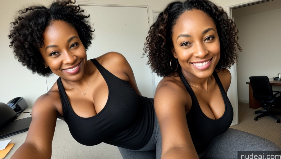 related ai porn images free for Wife Or Girlfriend Busty Big Ass Thick Big Hips Short Pubic Hair Dark Skin 40s Happy Black Hair Curly Hair Black Office Full Frontal Tank Top Yoga Pants Cleavage Detailed