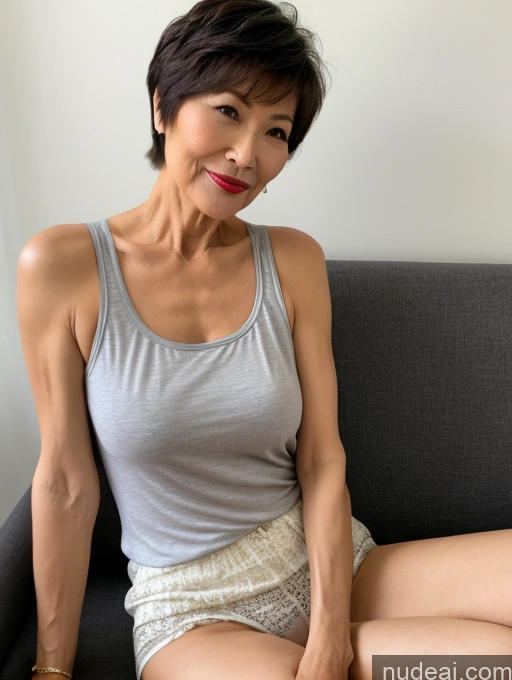 related ai porn images free for Milf Perfect Boobs Lipstick Pixie Spreading Legs Casual Shirt Partially Nude Dark Lighting Chinese Perfect Body Pubic Hair Couch Tunic Tank Top Blouse 70s