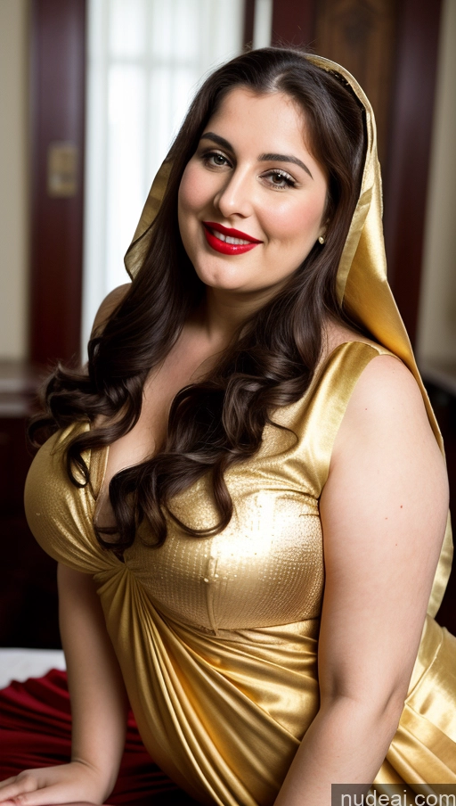 ai nude image of araffe woman in a gold dress and a red rose pics of Milf Busty Beautiful Lipstick Thick Chubby Big Hips Fat Fairer Skin 20s Happy Seductive Brunette Long Hair Russian Party Front View Straddling Sari Blouse Dirndl Victorian Nun Cleavage Gold Jewelry