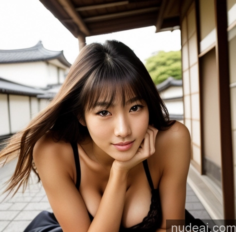 ai nude image of arafed asian woman in black lingersuit posing for a picture pics of Lingerie Model Small Tits Beautiful Big Ass Skinny Abs Big Hips Long Legs Tall Perfect Body Tanned Skin 18 Black Hair Long Hair Japanese Front View Street Huge Boobs Dress