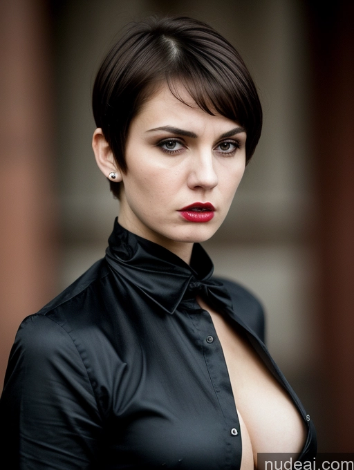 related ai porn images free for Small Tits Beautiful Skinny 18 Russian Short Hair Shirt Close-up View Brunette Angry Goth