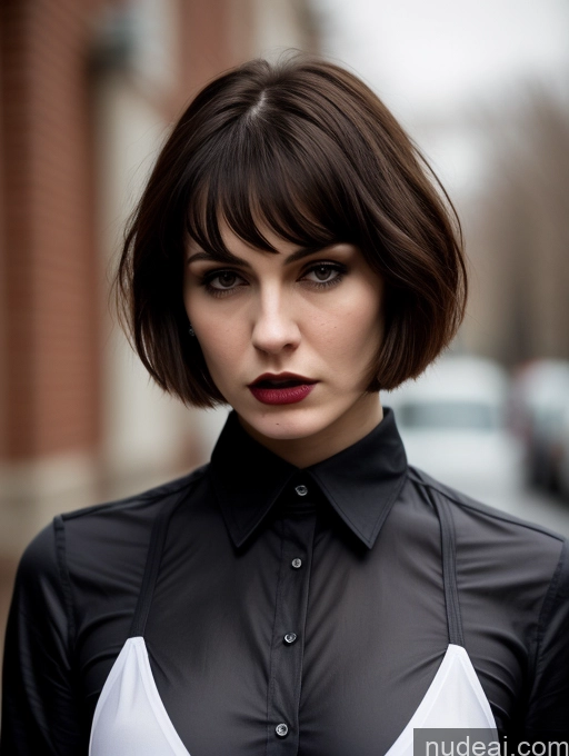 related ai porn images free for Small Tits Beautiful Skinny 18 Russian Short Hair Shirt Close-up View Brunette Angry Goth