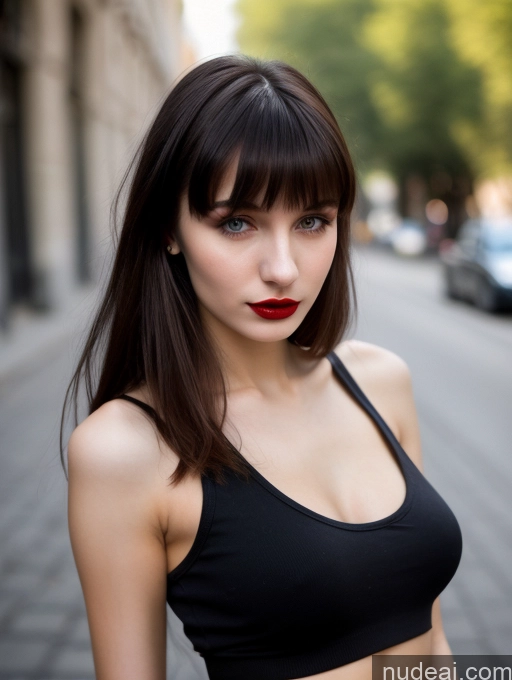 related ai porn images free for 18 Small Tits Skinny Beautiful Russian Close-up View Goth Brunette Tank Top Street Lipstick Bangs