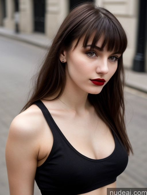 related ai porn images free for 18 Small Tits Skinny Beautiful Russian Close-up View Goth Brunette Tank Top Street Lipstick Bangs