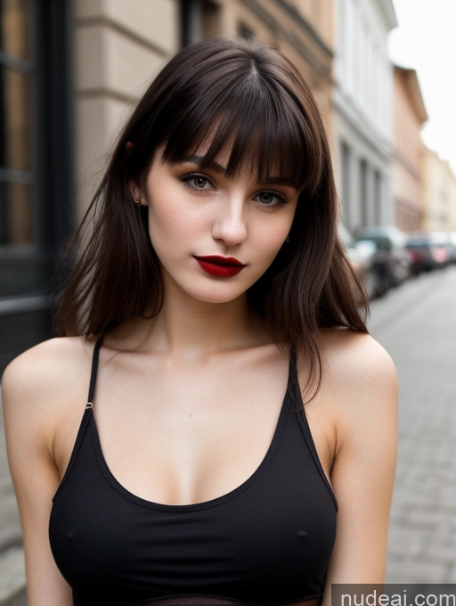 related ai porn images free for 18 Small Tits Skinny Beautiful Russian Close-up View Goth Brunette Tank Top Street Lipstick Bangs