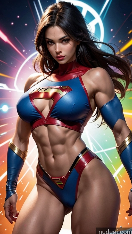 related ai porn images free for Superheroine Perfect Boobs Muscular Abs Perfect Body Several Superhero Powering Up Science Fiction Style Dynamic View Persian