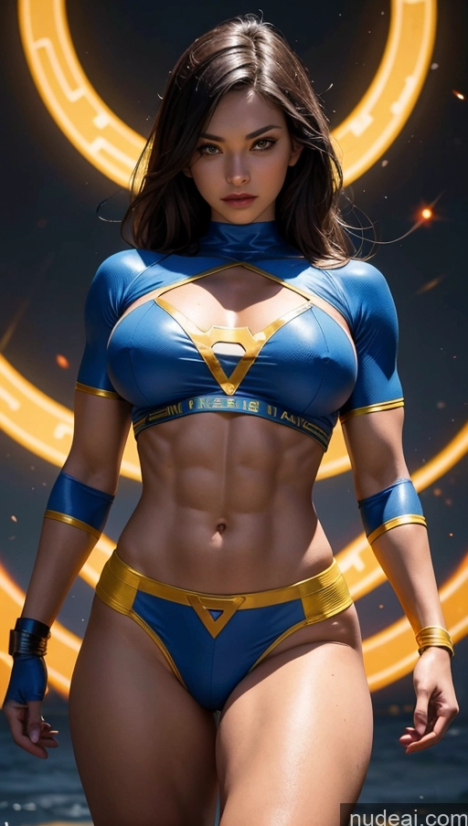 related ai porn images free for Superheroine Perfect Boobs Muscular Abs Perfect Body Several Superhero Powering Up Science Fiction Style Dynamic View Ukraine