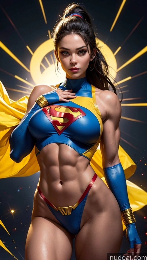 related ai porn images free for Superheroine Perfect Boobs Muscular Abs Perfect Body Several Superhero Powering Up Science Fiction Style Dynamic View Ukraine