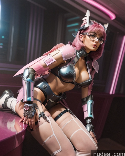 related ai porn images free for Model Perfect Boobs Beautiful Glasses Big Ass Chubby Tanned Skin 20s Seductive Pink Hair Bangs White Strip Club Front View Nude Stockings Topless Detailed Cyberpunk Graphics SuperMecha: A-Mecha Musume A素体机娘 Goth Gals V2 Futuristic