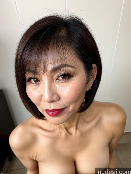 related ai porn images free for Milf Beautiful Lipstick Sexy Face 50s Vietnamese Cumshot Bobcut