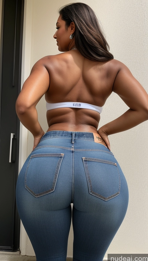 ai nude image of a close up of a woman in jeans with a big butt pics of Athlete Big Ass Big Hips Jeans