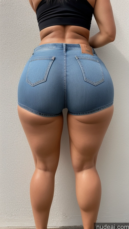 ai nude image of araffe butt of a woman in jeans showing off her butt pics of Athlete Big Ass Big Hips Jeans