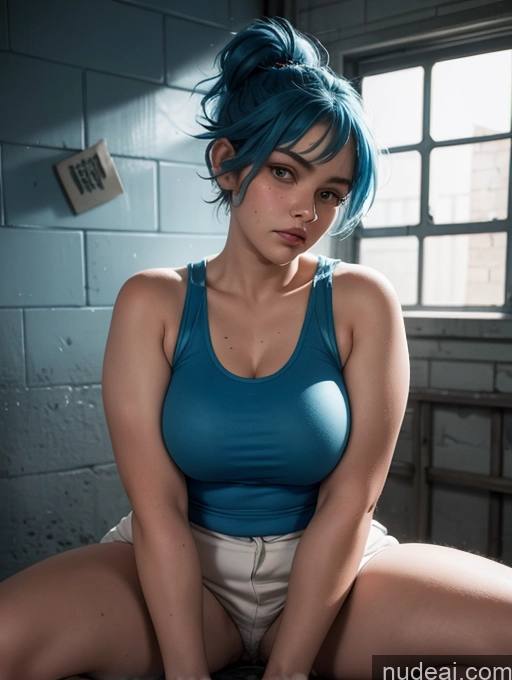 related ai porn images free for 18 Prison Sad Pixie Blue Hair Fat Small Tits Tank Top