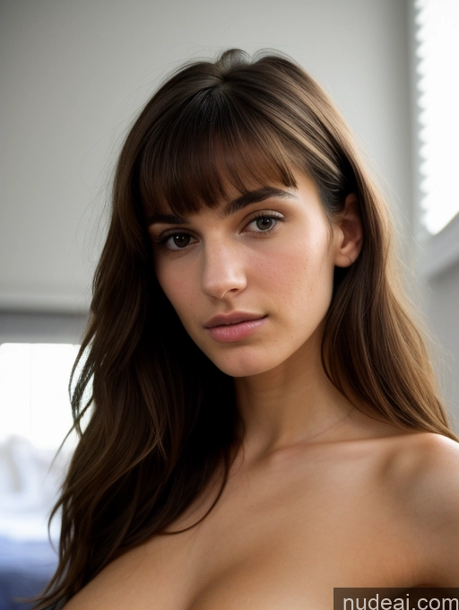 related ai porn images free for Model Skinny Small Tits Beautiful 18 Serious Brunette Bangs Jewish Bedroom Nude Bright Lighting Close-up View