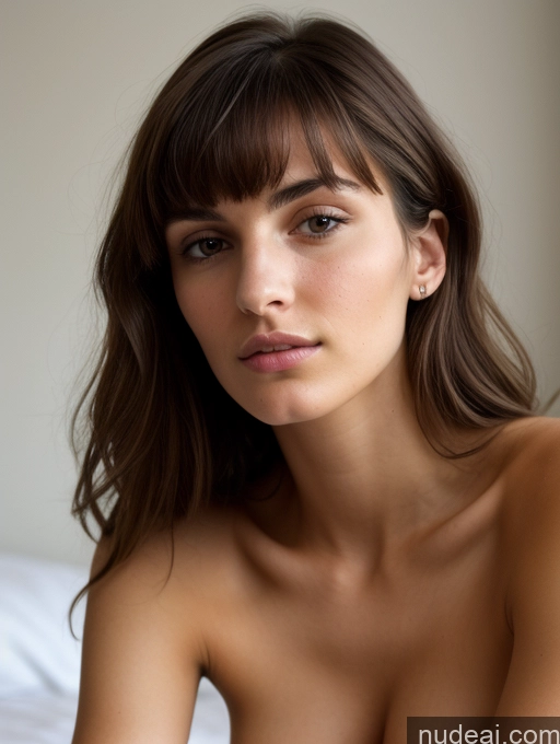 related ai porn images free for Model Skinny Small Tits Beautiful 18 Serious Brunette Bangs Jewish Bedroom Nude Bright Lighting Close-up View