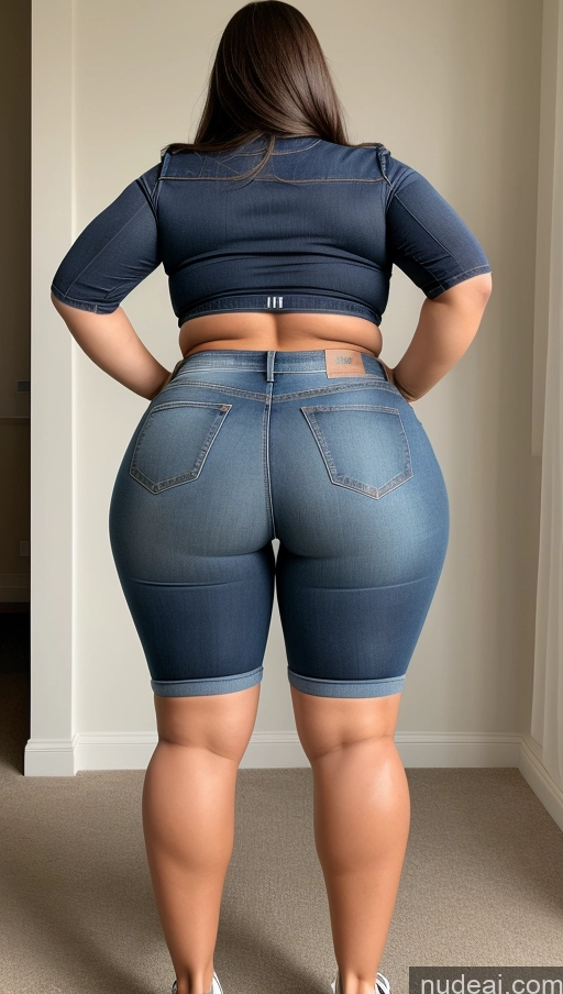 ai nude image of araffe butt - bari woman in a tight denim shorts and white sneakers pics of Big Ass Big Hips Athlete Jeans