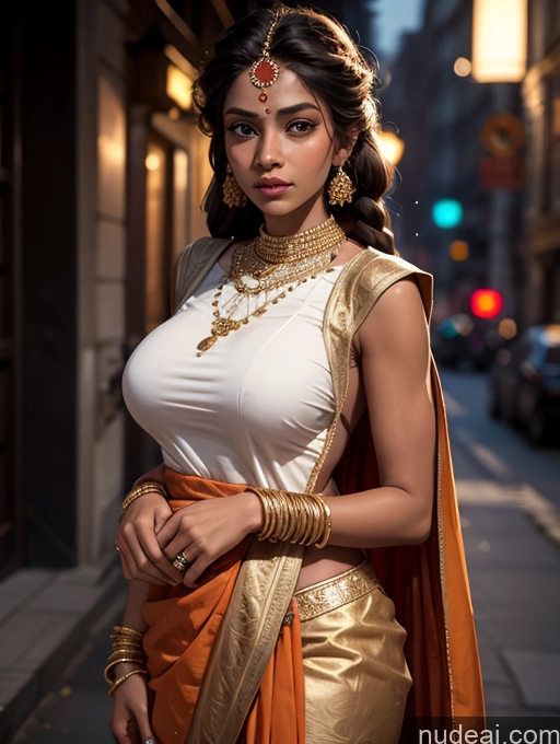 related ai porn images free for Skinny Perfect Body Perfect Boobs Dark Skin Tanned Skin Huge Sagging Breasts 18 Ginger Braided Indian Street Sari Salwar Model Detailed Dark Lighting Gold Jewelry Traditional Wedding Sad Serious