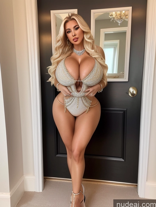 related ai porn images free for Bimbo One Busty Huge Boobs Perfect Boobs Beautiful Lipstick Big Ass Thick Big Hips Short Perfect Body 20s Blonde Long Hair White Dress High Heels Cleavage Diamond Jewelry