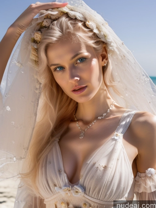 ai nude image of blond bride in white wedding dress on beach with veil over head pics of Small Tits Beautiful Small Ass Skinny Tall Perfect Body Fairer Skin 18 Detailed Miss Universe Model One Sexy Face Scandinavian Skin Detail (beta) Transparent Bright Lighting Brunette Front View Long Hair Seductive Beach Create An Open Vagina Modern Victorian Fashion Dress Floral Style V3