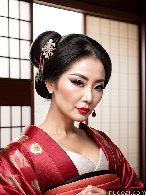 related ai porn images free for Milf Beautiful Pouting Lips Asian Geisha 60s Hair Bun Seductive