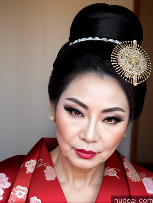 related ai porn images free for Milf Beautiful Pouting Lips Asian Geisha 60s Hair Bun Seductive