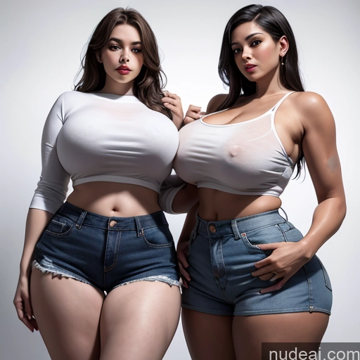 related ai porn images free for Woman Two Huge Boobs Beautiful Perfect Boobs 20s Portuguese Short Shorts Long Hair Big Ass Long Legs Chubby Crop Top