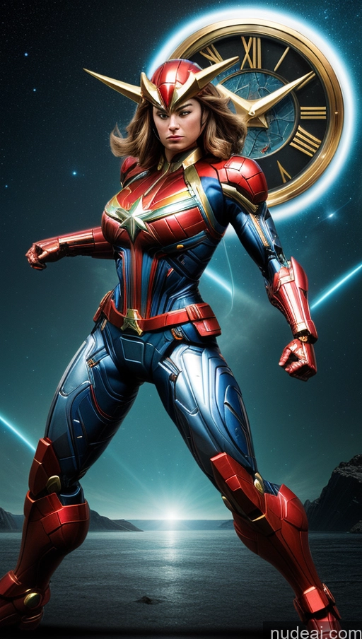 related ai porn images free for Bodybuilder Busty Muscular Abs Surrealist Space Dynamic View SSS: A-Mecha Musume A素体机娘 Captain Marvel Powering Up