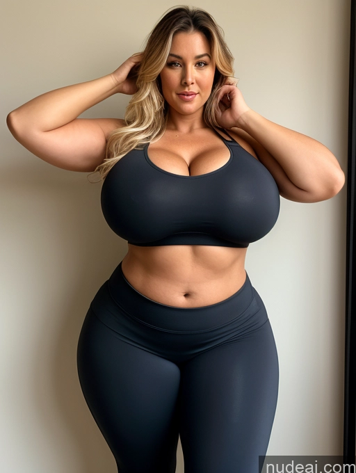 related ai porn images free for Milf One Busty Huge Boobs Perfect Boobs Beautiful Big Ass Thick Chubby Big Hips Short Perfect Body 40s Blonde Long Hair White Sports Bra Yoga Pants Cleavage