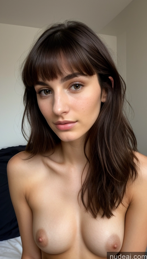 related ai porn images free for Model Small Tits Beautiful Skinny 18 Serious Brunette Bangs Jewish Bedroom Close-up View Nude Bright Lighting