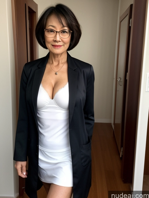 related ai porn images free for Milf Two Perfect Boobs Beautiful Glasses Perfect Body Short Hair 70s Chinese Bra Casual Doctor Lab Coat Cleavage Dark Lighting Detailed Sexy Face