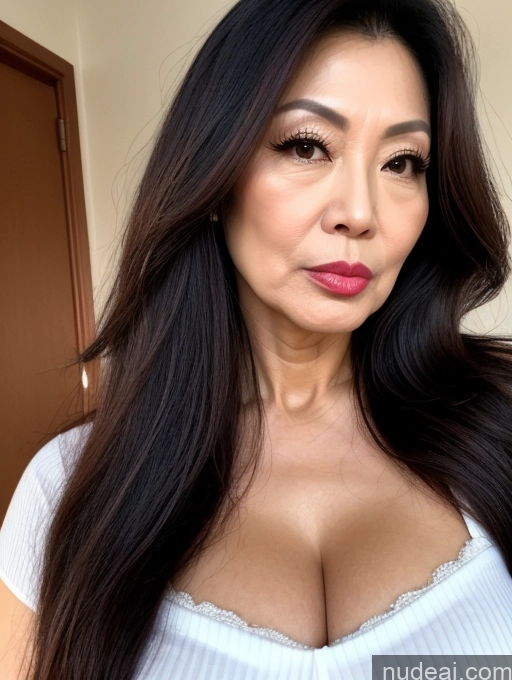 related ai porn images free for Milf EdgOrgasm Long Hair Pouting Lips Sexy Face 60s Asian Professor