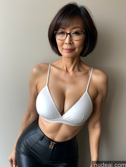 related ai porn images free for Milf Perfect Boobs Beautiful Glasses Perfect Body 50s Sexy Face Short Hair Chinese Blouse Shirt Stylish Cleavage Partially Nude Dark Lighting Detailed