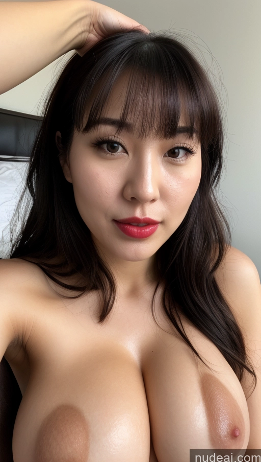 related ai porn images free for Woman One Huge Boobs Beautiful Lipstick Fairer Skin 30s Black Hair Bangs Korean Close-up View Cumshot