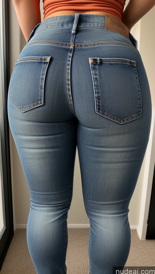 ai nude image of a close up of a person in jeans standing in front of a window pics of Athlete Big Ass Big Hips Jeans