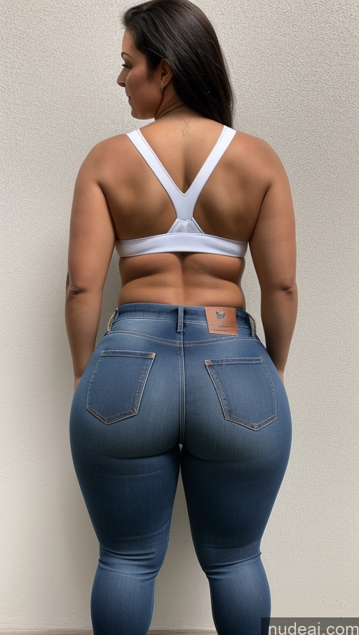 ai nude image of araffe butt lifter in jeans showing off her butt pics of Athlete Big Ass Big Hips Jeans