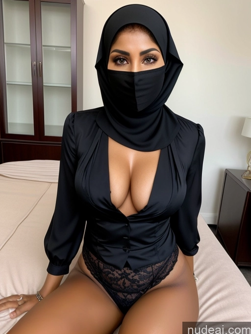 related ai porn images free for Milf Two Perfect Boobs Beautiful Perfect Body Short Hair Dark Skin 60s Arabic Blouse High Heels Niqab Suit Cleavage Partially Nude Detailed Sexy Face