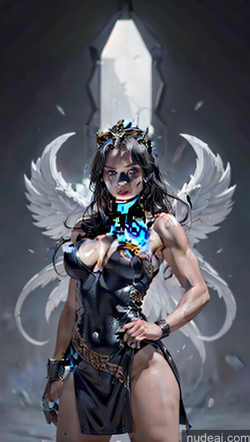 related ai porn images free for China Dress Of Kisaki (Blue Archive) Fantasy Armor Knight Perfect Boobs Muscular Abs Several Bodybuilder Surrealist Dynamic View Powering Up Superhero Regal Has Wings