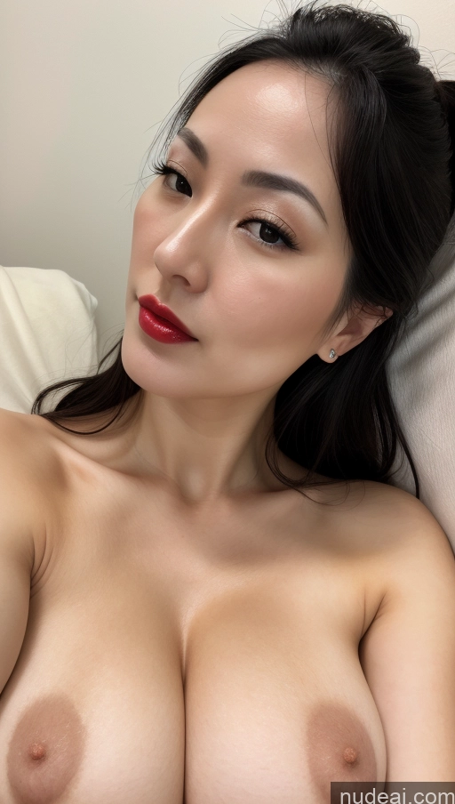 related ai porn images free for Woman One Huge Boobs Beautiful Lipstick Fairer Skin Black Hair Close-up View Simple 30s Slicked Japanese