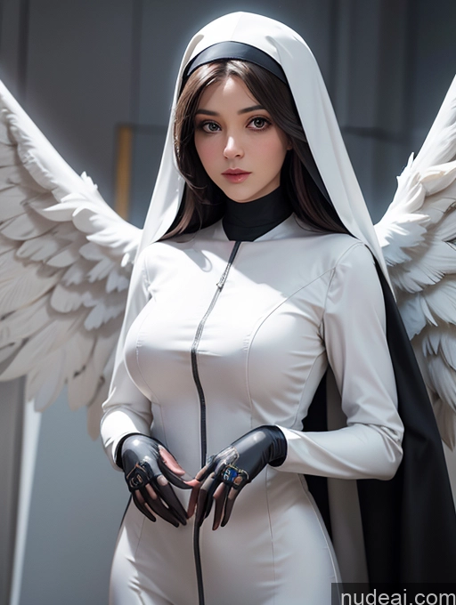 related ai porn images free for Mech Suit Angel Superhero Nun