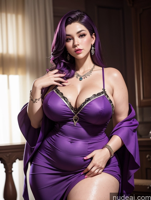 related ai porn images free for Chubby Big Hips Fat Abs Thick Dress Jewelry Purple Hair