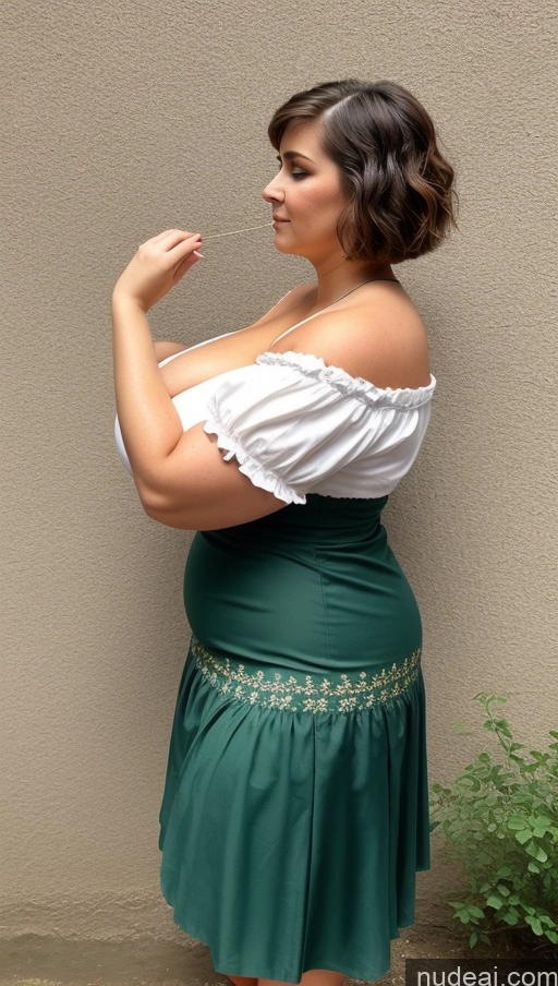 related ai porn images free for Huge Boobs Perfect Boobs Big Ass Thick Perfect Body Big Hips Busty Short Hair Dirndl Western Traditional Side View