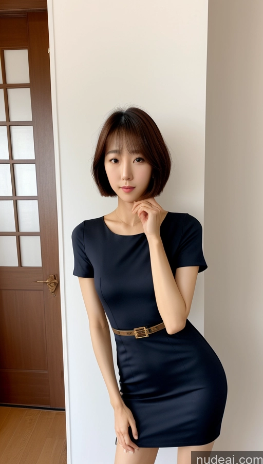 related ai porn images free for One Perfect Body Long Legs Short Bobcut Korean Front View 30s Model Dress