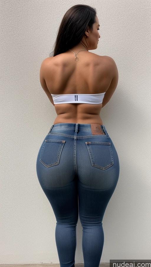 ai nude image of araffe butt lifter in jeans showing off her butt pics of Big Ass Big Hips Jeans Athlete