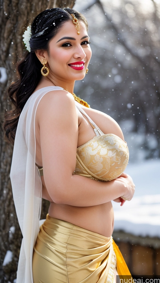 related ai porn images free for Woman Huge Boobs Beautiful Lipstick Big Ass Fairer Skin 50s Happy Seductive Black Hair Skin Detail (beta) Push-up Bra Jewelry Gold Jewelry Bright Lighting Indian Sari Traditional Side View Snow